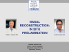 Nasal reconstruction: In situ prelamination
